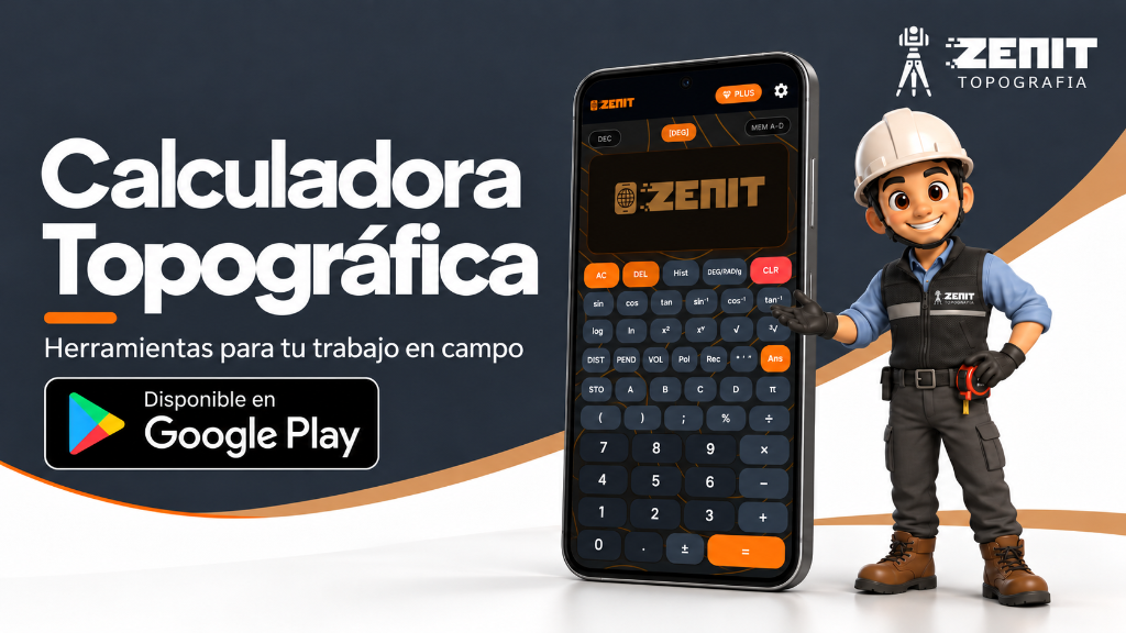 Calculadora Topográfica Zenit - Herramientas para tu trabajo en campo